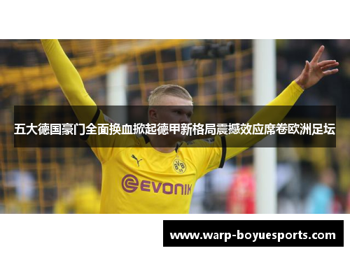 五大德国豪门全面换血掀起德甲新格局震撼效应席卷欧洲足坛